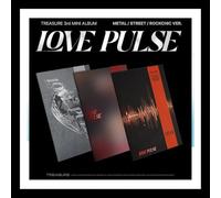 TREASURE - (Random Ver.) TREASURE LOVE PULSE 3rd Mini Album / CD-R+Photo Book+Band+Poster+13 Card+Holder