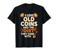 Treasure Relics Lost Coins Encuentra Aventura de detección de Metales Camiseta