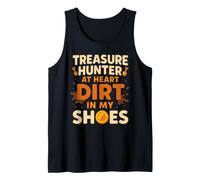 Treasure Relics Lost Coins Encuentra Aventura de detección de Metales Camiseta sin Mangas
