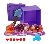 TREASURE X 41675 Caves & Cliffs. Overworld Minecraft, descubre 10 Niveles de Aventura y 12 Personajes de Minas y Manualidades para coleccionar. Encontrarás el Verdadero Tesoro bañado en Oro,