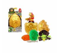 TREASURE X - Gold Hunter Serie 2, Huevo de Dinosaurio con 8 Niveles de Juego y Accesorios; un Juguete de Dino Coleccionable, Slime, Roca para excavar, envío Aleatorio, +5 años, Famosa (TRR55000)