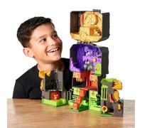 TREASURE X - Lost World Isla Calavera, Mega playset con 40 Niveles de Aventura, 4 Figuras de acción, descubre el Tesoro Dorado, TX, para niños y niñas Desde 4 años, Famosa (TRR62000)