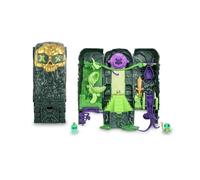 TREASURE X - Lost World Torre del Pantano, Torre del Tesoro, Mini playset con 15 Niveles de Aventura, 2 Figuras de acción y el Tesoro Dorado TX, 3 Diferentes, +4 años, Famosa (TRR66000)