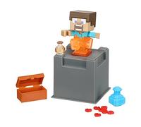 TREASURE X Minecraft Nether Quest Mine and Craft Character Pack-10 Niveles de Aventura, Multicolor (Moose Toys 41733)