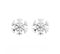 TreasureBay - Pendientes de tuerca de plata de ley 925 para mujer, hipoalergénicos, pequeños, mariposas, margaritas, corazón, flor, luna, estrella, copos de nieve, para niñas, regalos de joyería, S