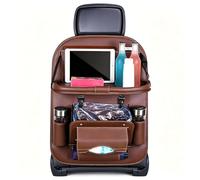 Treasureheart Organizador Asiento Coche para Volvo XC60 S80 S60 2011-2017 | Organizador Coche Niños con Varios Compartimentos, Porta Vasos, Espacio para Documentos y Accesorios Diarios