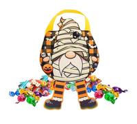 Treat Bag, 11.42x7.87in Bolsas de tela no tejidas reutilizables de Halloween, truco reutilizable o bolso de bocadillos portátiles para los organizadores de eventos de dulces de juguete House House Sto
