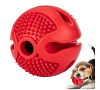 Treat Ball for Dogs,Interactive Rubber Slow Feeder Ball for Dogs - Teeth Grinding Dog Treat Dispenser Toy Rolling Ball for Sniffing Chewing Playing