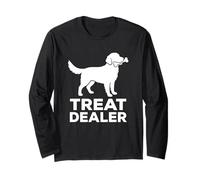 Treat Dealer Funny Dog Lover Snack Humor Diseño Gráfico Manga Larga