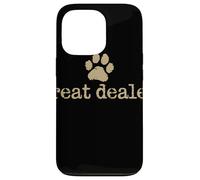 Treat Dealer Paw Art Humor Dueño Perro Amante Animales Carcasa para iPhone 13 Pro