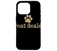 Treat Dealer Paw Art Humor Dueño Perro Amante Animales Carcasa para iPhone 16 Pro