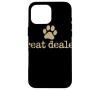 Treat Dealer Paw Art Humor Dueño Perro Amante Animales Carcasa para iPhone 16 Pro Max