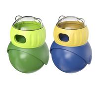 Treat Dispenser, Pet Feeder, 3.15x3.15x4.92 Inches Interactive Toy, Refillable Design, Adjustable Leaking Ball for Dog Training, Cat Enrichment, Puppy Playtime, Slow Feeding