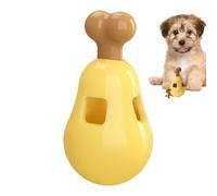 Treat Dispensing Dog Toys, Puppy Chewing Tool, Chicken Leg Shape 11x6x6cm, Health & Teeth Grinding, Sturdy Material, Interactive Toy for Home Use, Health Benefits