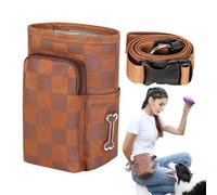 Treat Training Pouch, Magnetic Waterproof Pet Treat Pouch Travel Bag, Animal Walking Snack Container, Convenient Toys Pack Dispenser for Families, Friends Magnetic Waterproof Pet Treat Pouch, Travel B
