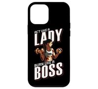 Treat yourself like a lady, burn like a boss Carcasa para iPhone 12 mini