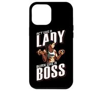 Treat yourself like a lady, burn like a boss Carcasa para iPhone 12 Pro Max