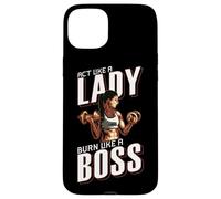 Treat yourself like a lady, burn like a boss Carcasa para iPhone 15 Plus