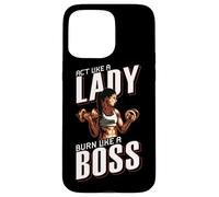 Treat yourself like a lady, burn like a boss Carcasa para iPhone 15 Pro Max