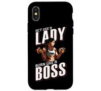 Treat yourself like a lady, burn like a boss Carcasa para iPhone X/XS