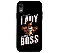 Treat yourself like a lady, burn like a boss Carcasa para iPhone XR