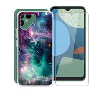TREBAM Funda para Fairphone 4 (6.3 ") + Protector de Pantalla Cristal Templado, Funda de Silicona Suave Ultrafina Anti-rasguños TPU Carcasa Case para Fairphone 4 - WMA33