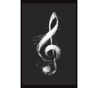 Treble Clef - A Dot Graph Journal: A Musical Themed Dot Grid Notebook for Songwriters, Students, and Creative Journaling