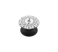 Treble Clef Circle of Fifths - Camiseta de Regalo para músico PopSockets PopGrip Adhesivo