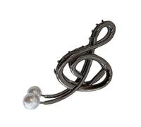 Treble Clef Hair Clip - Music Note Claw Clips Taladros de mandíbulas con cuentas, Treble Note Claw Clip, puntuación musical de fantasía Strong Hairpins Non-glip, Grandes pinzas para mandíbula para el