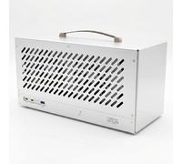 TREBLEET Carcasa eGPU de 80 Gbps compatible con Thunderbolt 5 y USB4 v2, fuente de alimentación SFX integrada de 600 W, carga PD de 140 W, controlador JH9480, base de GPU de aluminio para Windows e