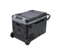 TRÉBOL ADVANCE Nevera Portátil Eléctrica 35L Con Compresor, 12V, 220V | para Coche, Furgoneta Camper, Autocaravana, Camión y Camping | Mini Congelador Rígido con Ruedas y Asa
