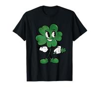 Trébol de dibujos animados retro Camiseta