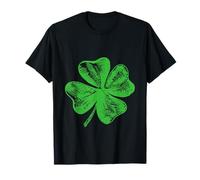 Trébol Verde de Cuatro Hojas del día de San Patricio Camiseta