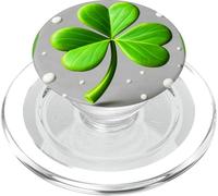 Trébol Verde Flotante PopSockets PopGrip para MagSafe