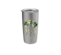 Tréboles: símbolo de felicidad Vaso térmico de acero inoxidable de doble pared