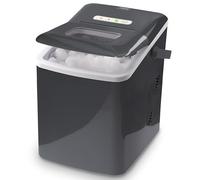 Trebs 99363 - Máquina para hacer cubitos de hielo, 12 kg en 24 horas, depósito de agua de 2 litros, 9 cubitos de hielo por ciclo, apagado automático, accesorios, color negro