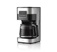 Trebs Filter Coffee Machine 24100 - Up to 12 Cups at 1.5 L Capacity - Programmable - Automatic Shut-Off - Drip Stop - LED Touch Display - Stainless Steel Design - Stainless Steel/Black