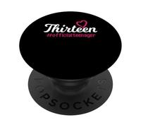 Trece #Officialteenager 13 Cumpleaños Niña 13 Años PopSockets PopGrip Adhesivo