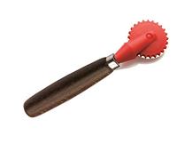 Tredoni Rueda Cortadora y Selladora de Sellos de Masa/Ravioles 4cm - Fabricante Pasta/Pastelería, Mango de Madera