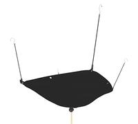 Tredre Lona de drenaje desviadora de fugas de techo, tela Oxford 420D resistente con manguera de drenaje de 10 pies, negro, 10 x 10 pies