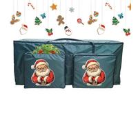 Tree Bags - wreath storage bag | christmas tree storage bag | UV Resistant with 2 Front Pockets | Holiday Supplies Wreath Organizer Pouch | christmass village organizer for Laundry Living Room