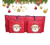 Tree Bags - wreath storage bag | christmas tree storage bag | UV Resistant with 2 Front Pockets | Holiday Supplies Wreath Organizer Pouch | christmass village organizer for Laundry Living Room