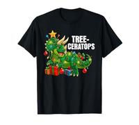 Tree-Ceratops Árbol de Navidad Ceratops Xmas Dino Camiseta