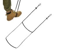 Tree Climbing Rope, 2 Step Rope Ladder, Adjustable Daisy Chain Buckles with 59.06 Inches, Handwoven Strap for Fire Escape, Treehouse Play, Obstacle Course, Hunting, Camping, Outdoor