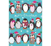 Tree-Free Greetings Holiday HB93305 - Juego de 10 tarjetas de felicitación (papel reciclado), diseño vintage, color marrón