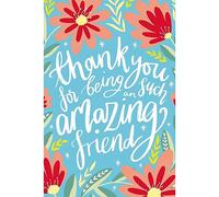 Tree-Free Greetings Paquete de 12 tarjetas de notas para todas las ocasiones, ecológicas, fabricadas en Estados Unidos, 100% papel reciclado, 4 x 6 pulgadas, increíble amigo (FS54543)