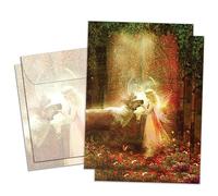 Tree-Free Greetings Paquete de 2 tarjetas de felicitación Solstice con sobres a juego, ecológicas, fabricadas en Estados Unidos, papel 100% reciclado, 5 x 7 pulgadas, amabilidad suave (GT64280)