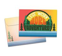 Tree-Free Greetings Tarjeta de felicitación de jubilación, respetuosa con el medio ambiente, fabricada en Estados Unidos, papel 100% reciclado, 5 x 7 pulgadas, más aventura (GT61205)