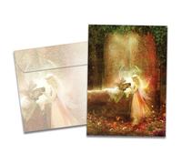 Tree-Free Greetings Tarjetas de Navidad y sobres, juego de tarjetas navideñas, tarjetas de 5 x 7 pulgadas, juego de 10 unidades, Gentle Kindness, (HB93246)