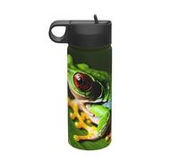 Tree Frog Baby Printing - Hervidor deportivo aislado portátil de acero inoxidable para gimnasio, camping